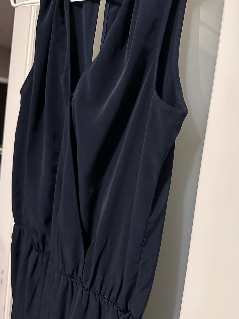 Banana Republic Navy Sleeveless Jumpsuit with a free belt